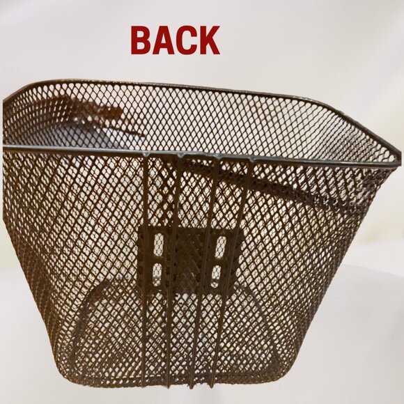 Medline Large Wire Storage Basket Black Mesh NEW w/ Hardware - Picture 3 of 17